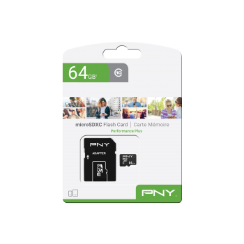 Carte memoire PNY 64 GB microSDXC Performance Plus 