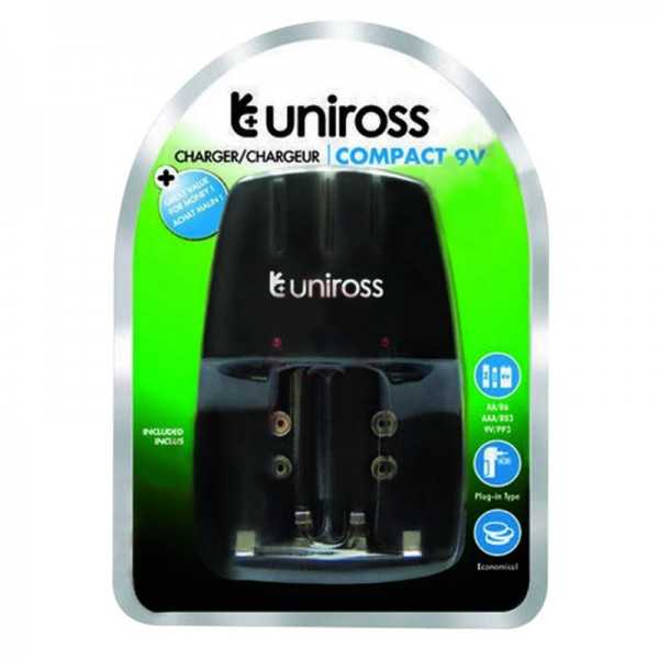 CHARGEUR PILE UNIROSS COMPACT 9V