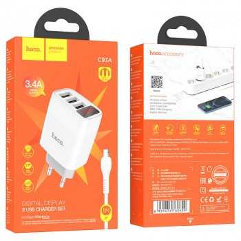 CHARGEUR HOCO C93A POUR IPHONE