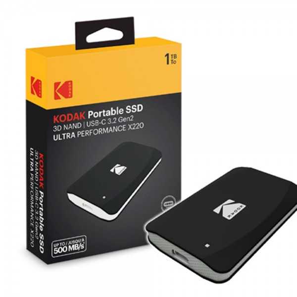 DISQUE SSD EXTERNE 1TB KODAK 3.2 GEN2 X220