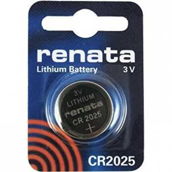 piles CR2025 Renata au lithium 3V