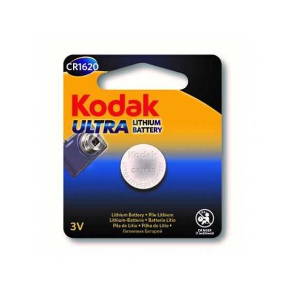 2x Pile bouton CR1620 Lithium 3V Kodak Max