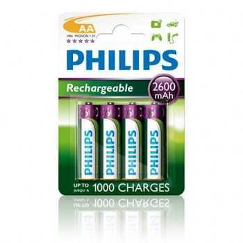 Pile rechargeable 2600mAh Philips AA