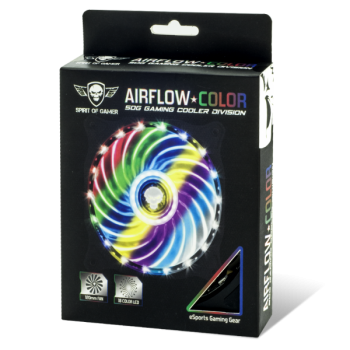 Ventilateur AirFlow 120 mm - LED RGB