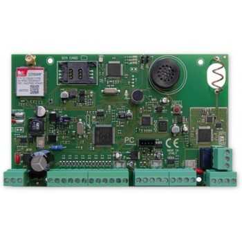 Centrale d'Alarme Hybride x64-2E8 GSM/SPRS