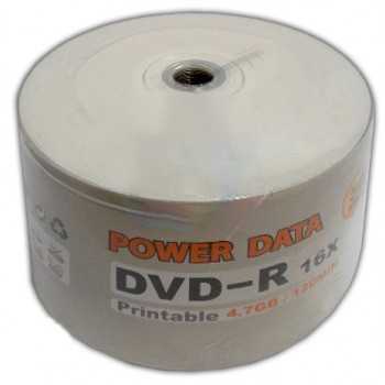 Bobine 50x DVD-R Imprimable Power Data