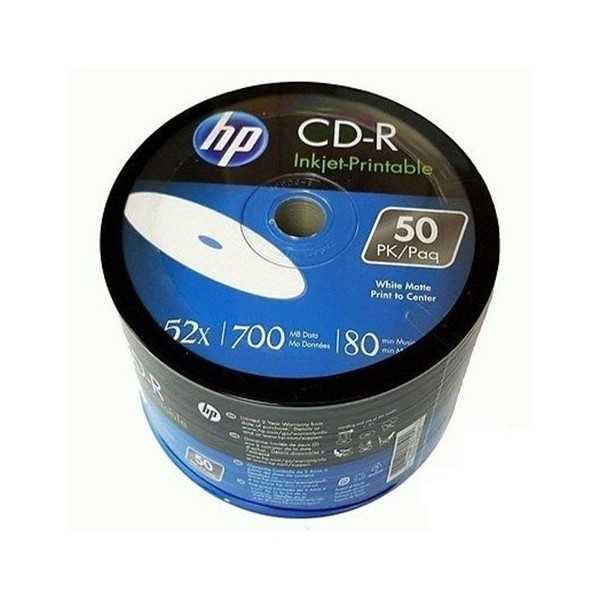 Bobine 50x CD-R Imprimable HP 700 MB / 80 Min 