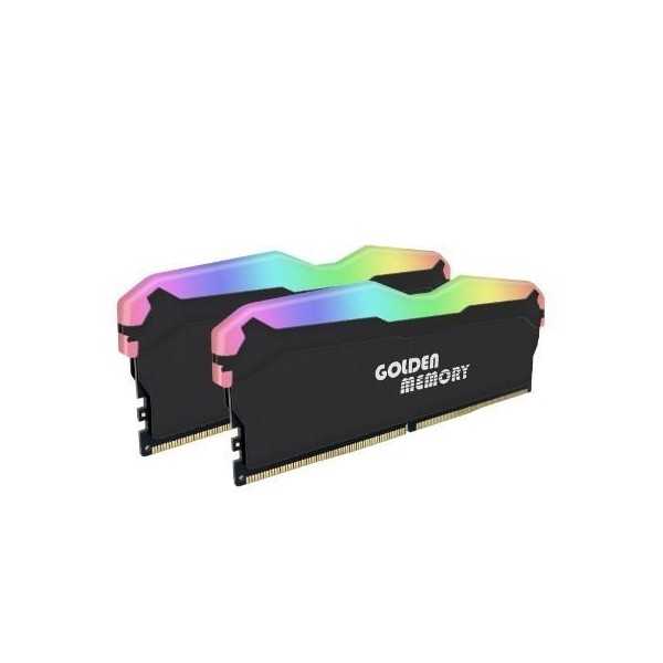 BARRETTE MÉMOIRE GOLDEN MEMORY RGB 16Go DDR4